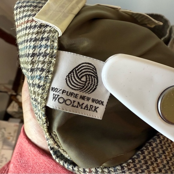 Evan-Picone Women’s Wool Trousers Size 12 Plaid Houndstooth Vintage - Picture 7 of 7